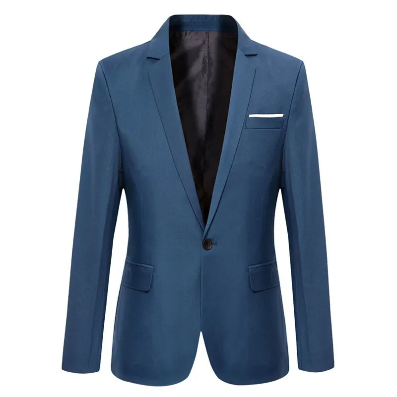 Heren slim fit blazer/colbert in moderne stijl, ideaal voor zowel zakelijk als casual chic.