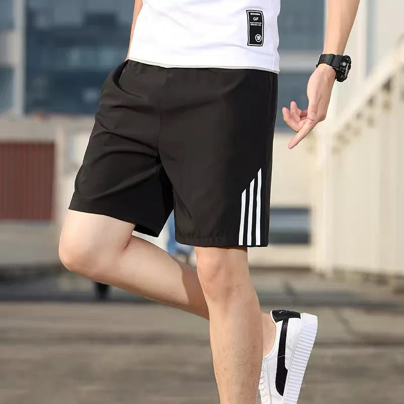Casual mannen sportshort, ideaal als zomershort. Trendy en comfortabele herenshort voor vrije tijd.