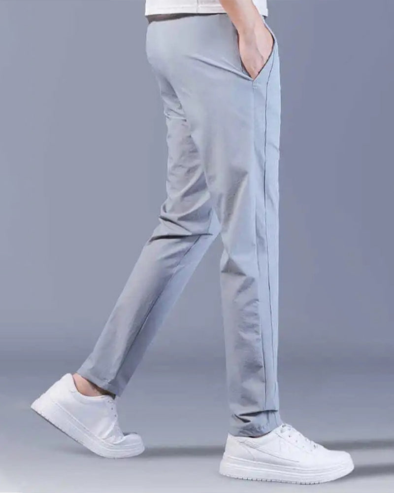 AeroFlex heren outdoorbroek, flexibel en sneldrogend, ideaal voor wandelen, fietsen en actieve buitensporten.
