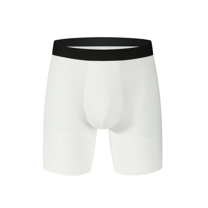 Heren ondergoed set: 3 basic boxershorts met middelhoge taille, lange pijpen en superieur comfort.