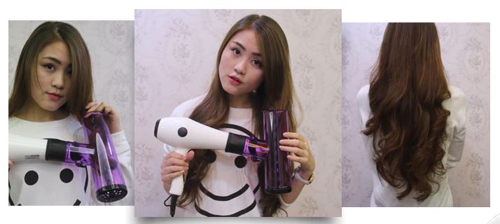 Hittevrije Air Curler haarstyler creëert perfecte krullen en beschermt je haar tegen beschadiging.