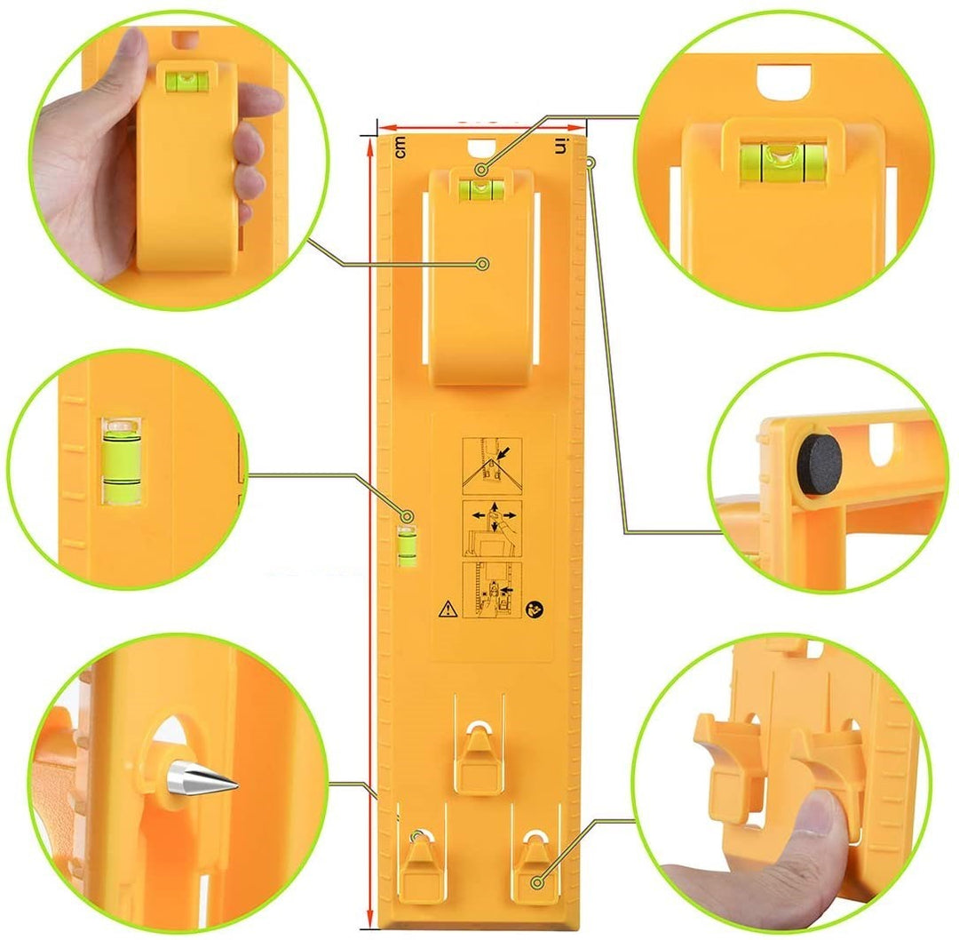 Waterpas fotolijst ophangsysteem EasyHang, zorgt voor perfect recht hangende muurkunst en decoratie.