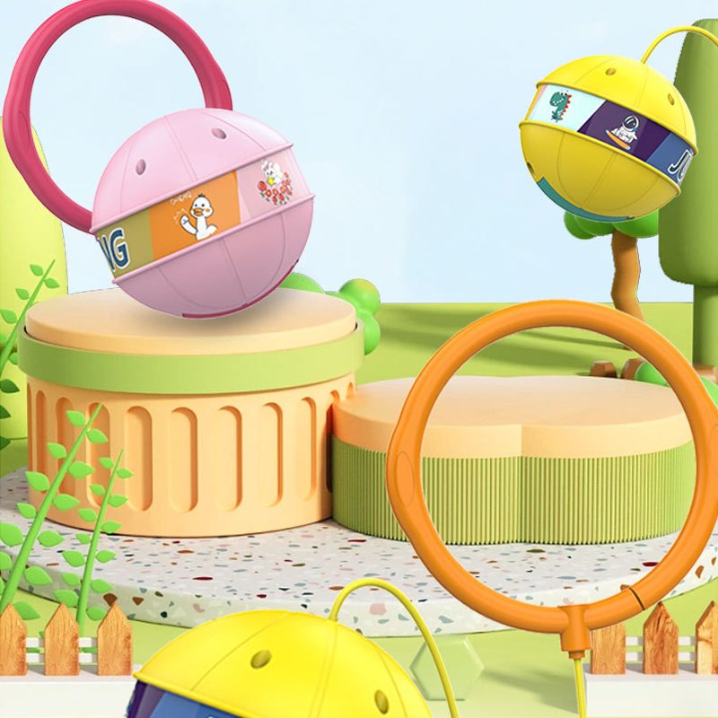 Veelzijdig springspeelgoed voor kinderen; ideaal voor binnen en buiten, met verlichting voor extra plezier.