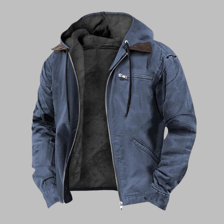 Stijlvolle herenjas, elegant ontwerp voor zakelijke en casual herenkleding. Perfecte pasvorm en modern detail.