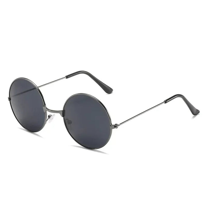 Modieuze ronde zonnebril voor dames en heren. Vintage design met UV400 oogbescherming, ideaal voor de zon.