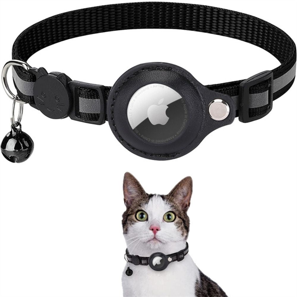 Hoogwaardige, duurzame materialen van de Milo kattenhalsband met verstelbare band.