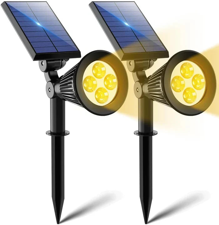 Verstelbare SunFlex solar spot, ideaal als energiezuinige LED buitenlamp. Weerbestendig en perfect voor padverlichting.
