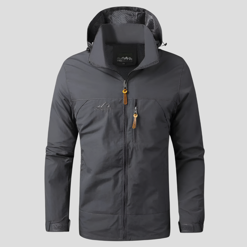 Ademende heren trekkingjas in een sportief design, comfortabel en beschermend voor avontuurlijke trips.