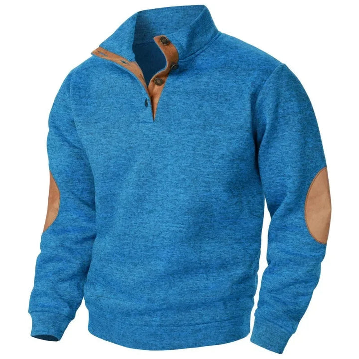 Zacht Hoymans heren V-hals sweatshirt, ideaal voor comfort en het overgangsseizoen. Stijlvolle casual kleding.