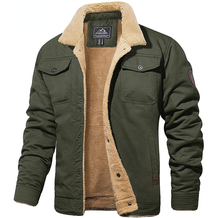 Zwart Rico heren bomberjack: klassieke pilotenjas stijl, perfect als casual en warme winterjas voor herenmode.