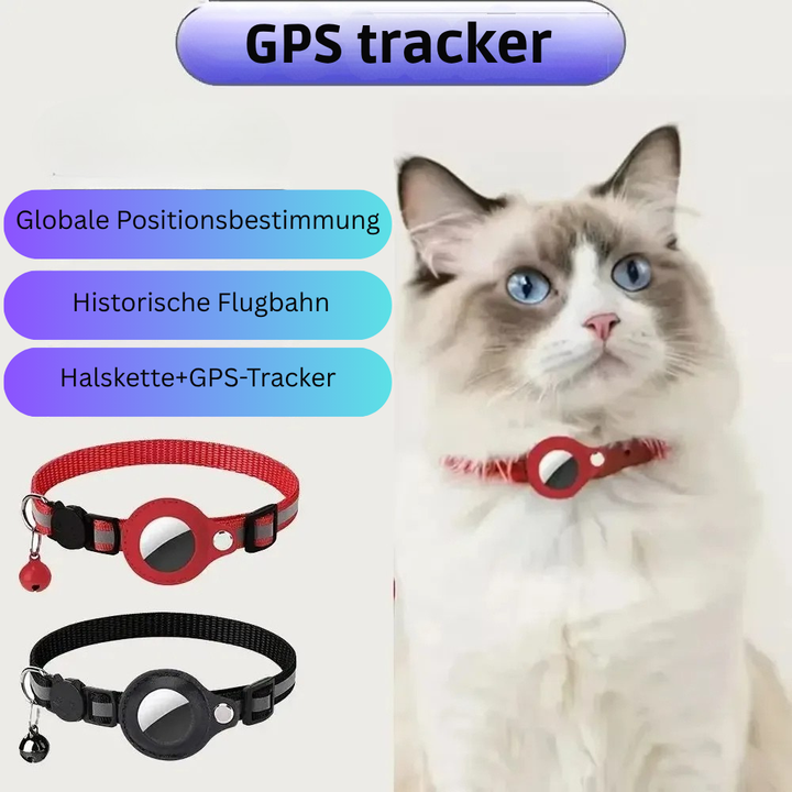 Waterdichte GPS tracker voor huisdieren, ideaal voor avontuurlijke honden en katten.