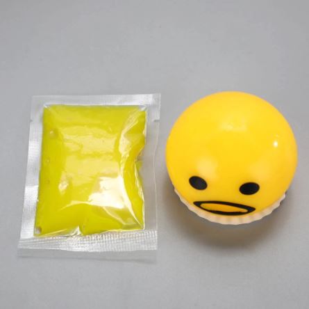 Grappig stressverlichtend speelgoed ei, perfect als anti-stress bal voor ontspanning en vermaak.