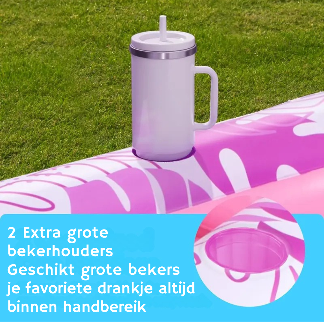Premium opblaas zwembad voor volwassenen en kinderen, perfect voor zonnebaden en verfrissing in de zon.