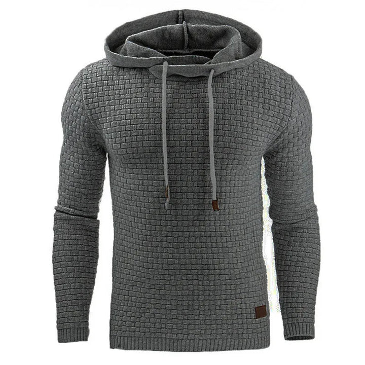 Moderne heren hoodie, zachte trui met capuchon, perfect voor een sportieve of streetwear look.