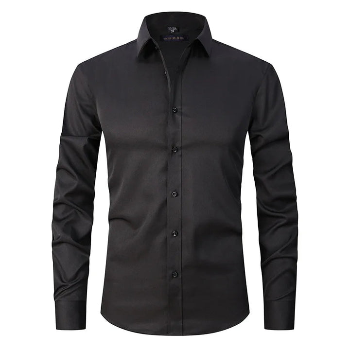 Modern slim fit heren overhemd, strijkvrij en stijlvol. Nette kleding voor de modebewuste man, formeel en comfortabel.