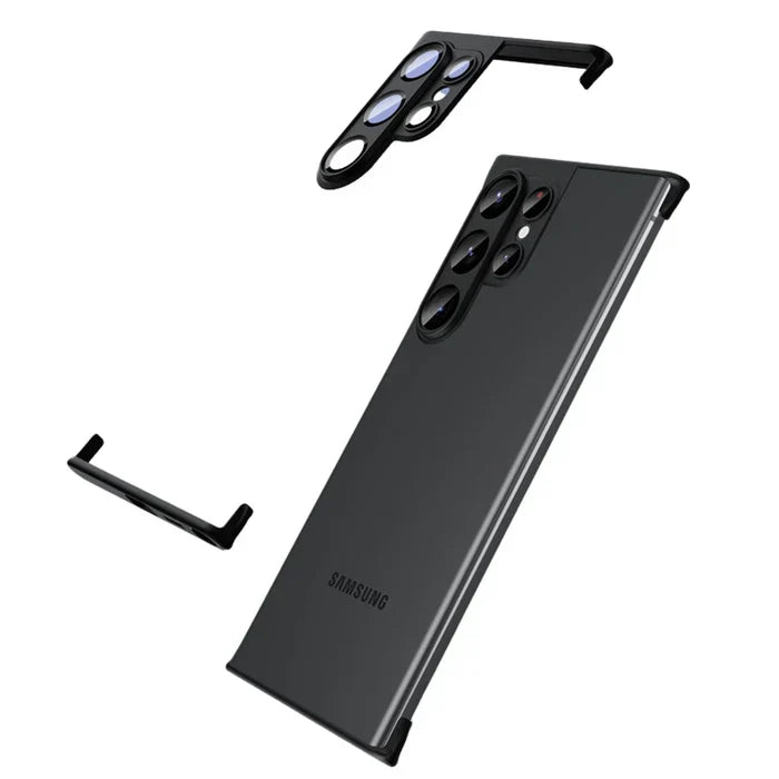 Dunne doorzichtige Galaxy S23 hoes; onzichtbare bescherming die het design van je telefoon behoudt.