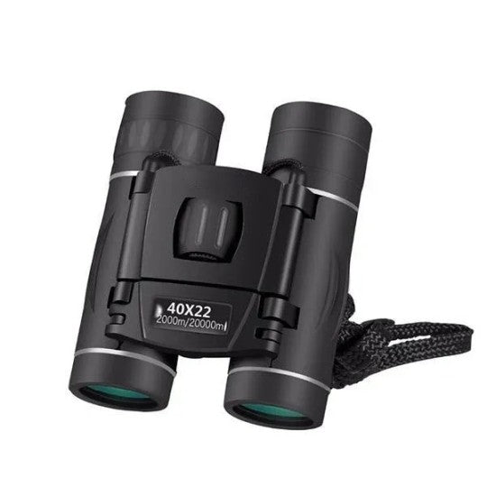 Compacte en duurzame 40x22 HD verrekijker, ideaal voor wandelen, sport en weersbestendig gebruik buiten.