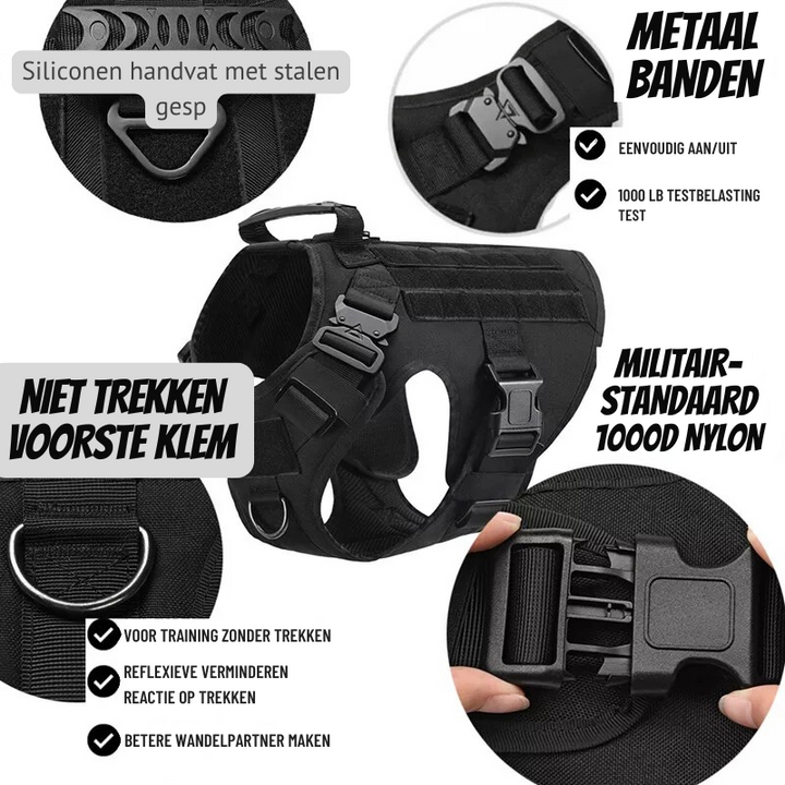 Comfortabel niet-trek hondenharnas, perfect voor dagelijkse wandelingen en betere controle over uw hond.
