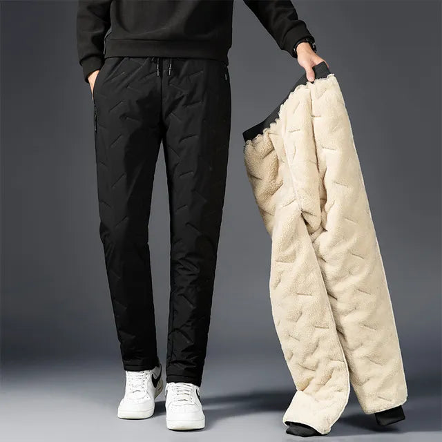 Waterafstotende Hannes Fit joggingbroek voor heren, warm en sportief.