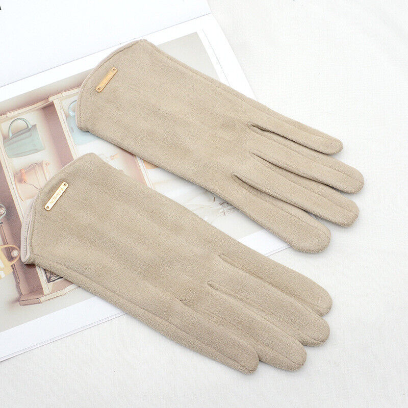 Elegante suède winterhandschoenen voor dames. SuaveTouch technologie voor je smartphone.