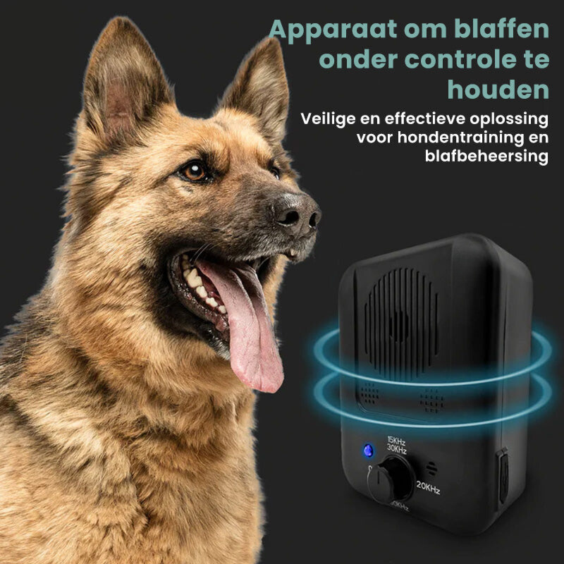 Honden blafstopper voor rustig huis. Humane anti-blaf gedragstraining, eenvoudig in gebruik voor huisdieren.