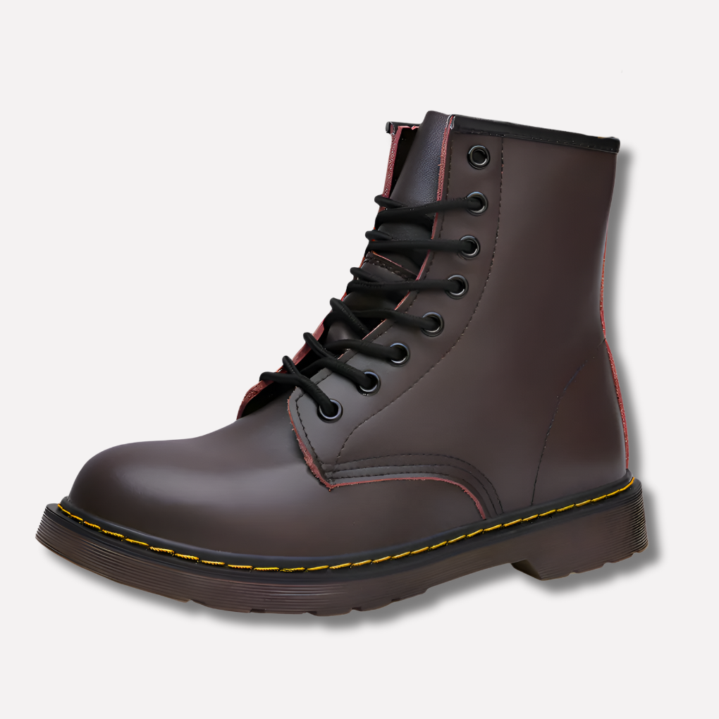Elegante dames veterlaarzen met tijdloze stijl, perfect voor herfst/winter. Synthetisch materiaal biedt comfort en mode.