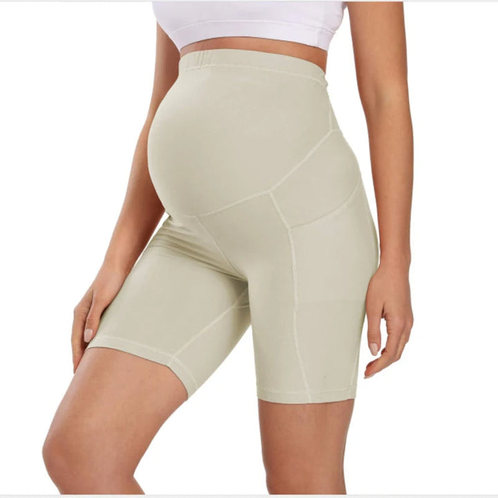 Flexibele dames zwangerschapslegging voor yoga en sport; ondersteunt de buik comfortabel. Ideaal als activewear positiekleding.