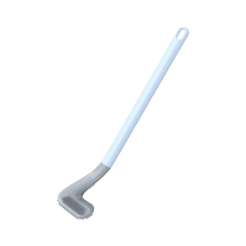 Een schone badkamer met de SmartBrush: siliconen toiletborstel met lange levensduur en boorvrije installatie.