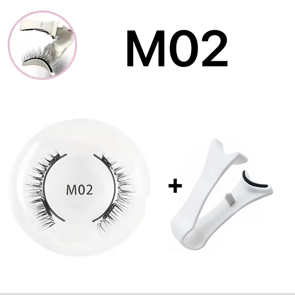 Gemakkelijk aan te brengen magnetische wimpers met handig pincet voor een snelle en glamoureuze make-up look.