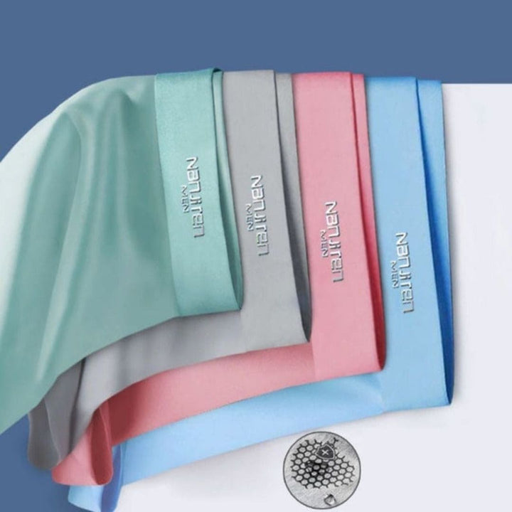 Frisse ademende heren boxershorts. Dagelijks comfortabel herenondergoed met naadloze pasvorm.