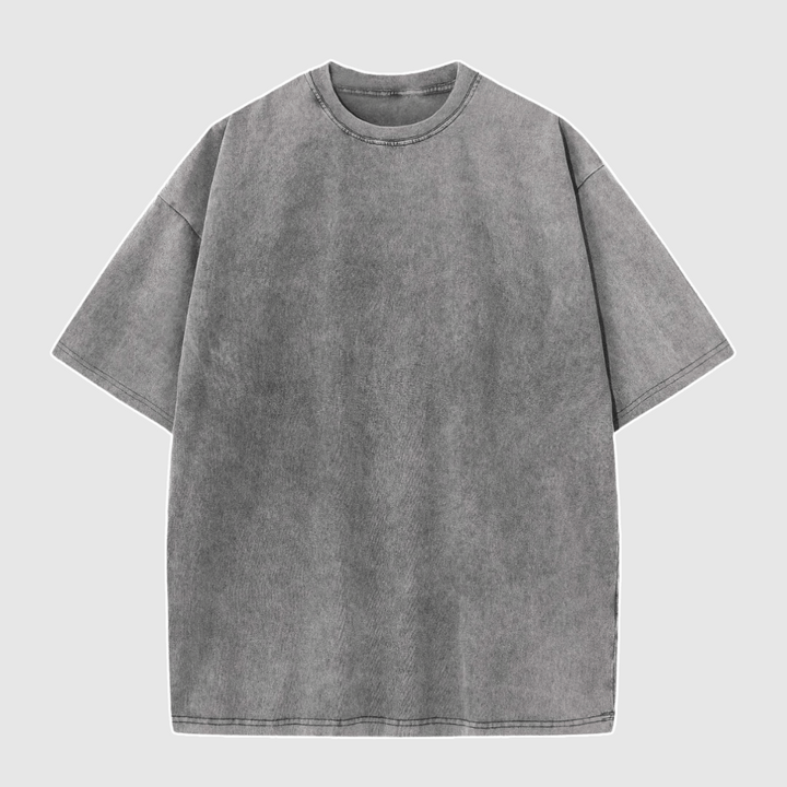 Heren oversized T-shirt met trendy washed look, perfect voor een comfortabele casual outfit. Ideaal voor streetwear.