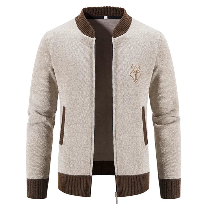 Heren gebreid vest voor dagelijks gebruik, warm, comfortabel en stijlvol voor elke winterdag.