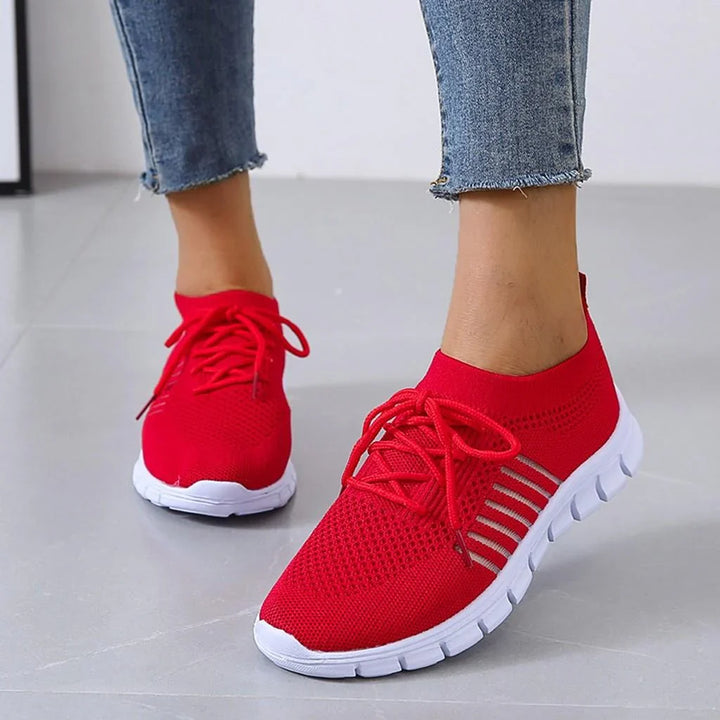 Dames orthopedische comfort sneakers, ideaal voor dagelijks gebruik en voetgezondheid. Biedt uitstekende ondersteuning.