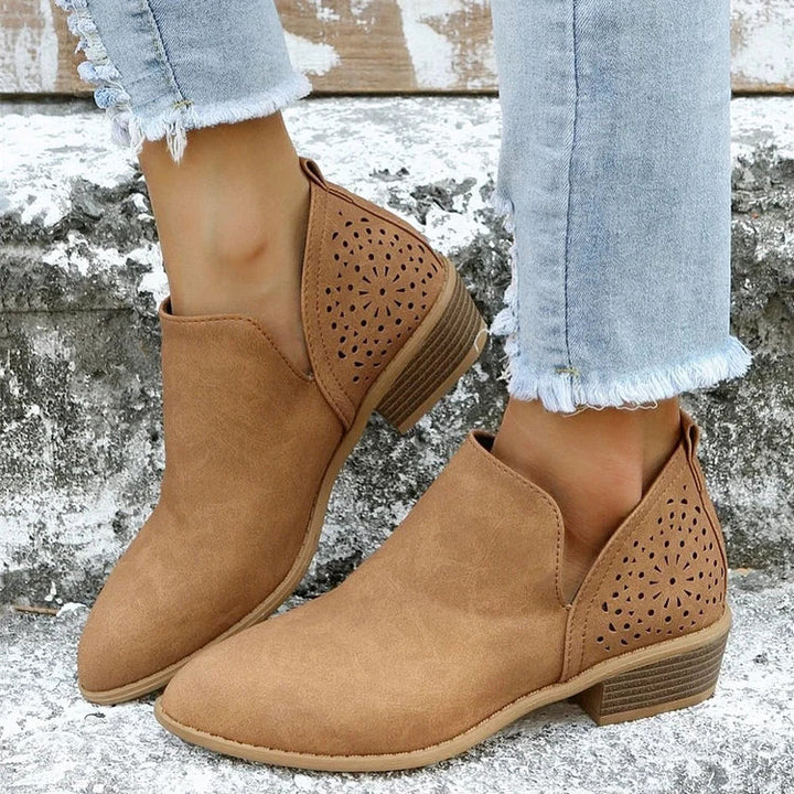 Zachte damesschoenen met lage blokhak, ultiem comfort voor vrouwen; stijlvol en veelzijdig.