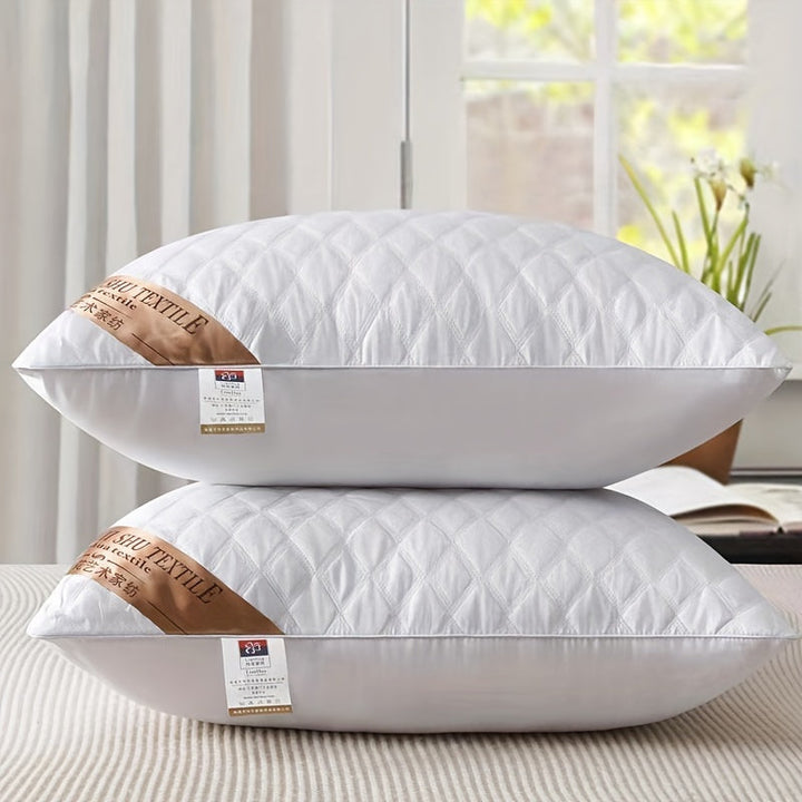 Fris, wasbaar kussen van hotelkwaliteit, ideaal voor hygiënisch slaapcomfort in alle seizoenen.