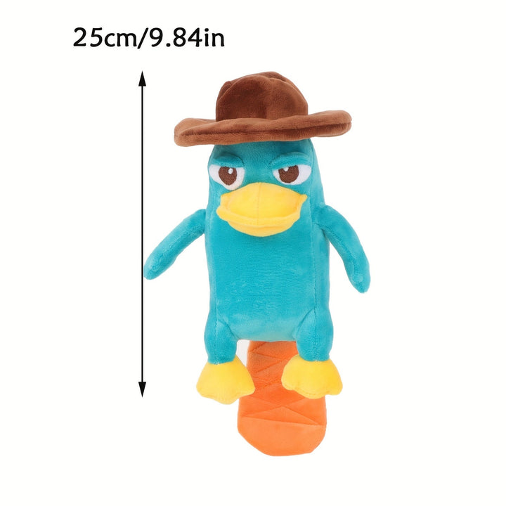Gedetailleerde pluche Perry het Vogelbekdier knuffel, perfect voor spelen en decoratie.