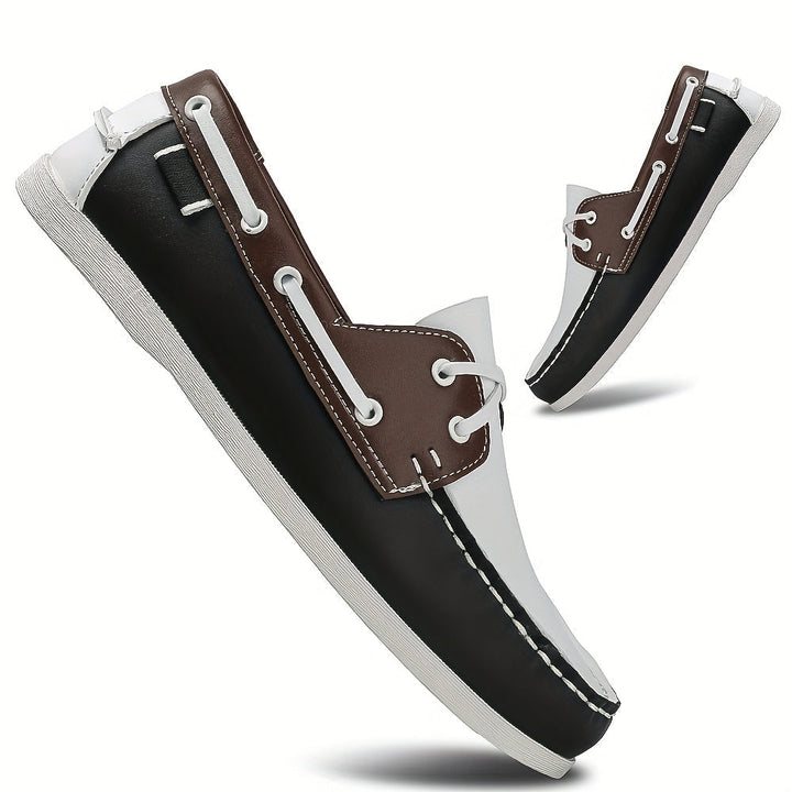 Casual heren bootschoenen van Thijs. Comfortabele slip-ons, perfect voor lente en zomer.
