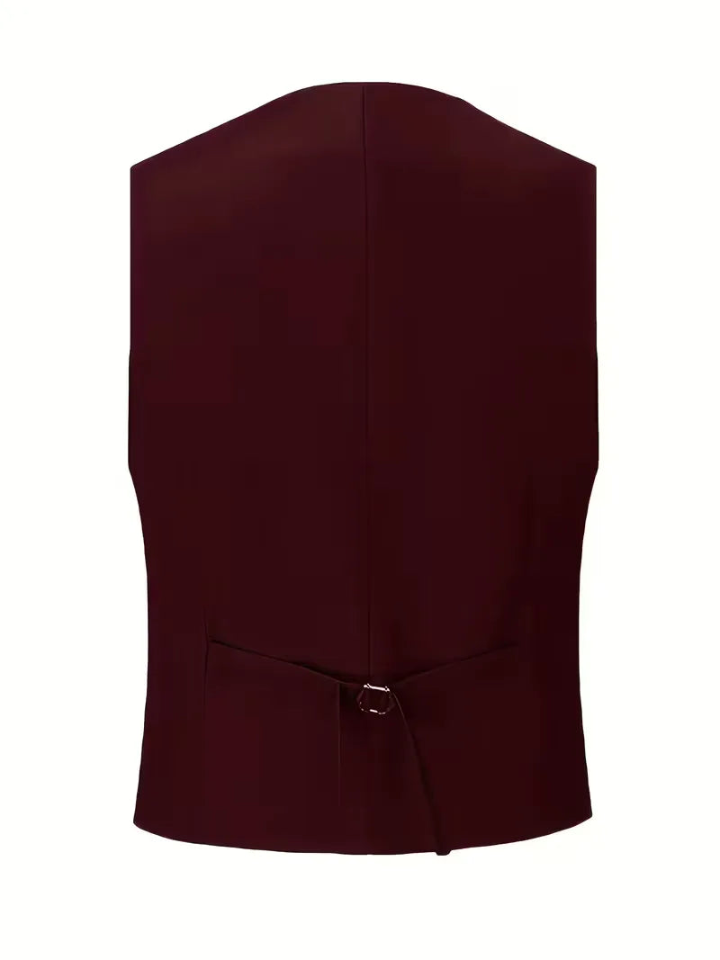 Zakelijk herenpak, slim fit, driestukspak, voor een zelfverzekerde en stijlvolle verschijning.