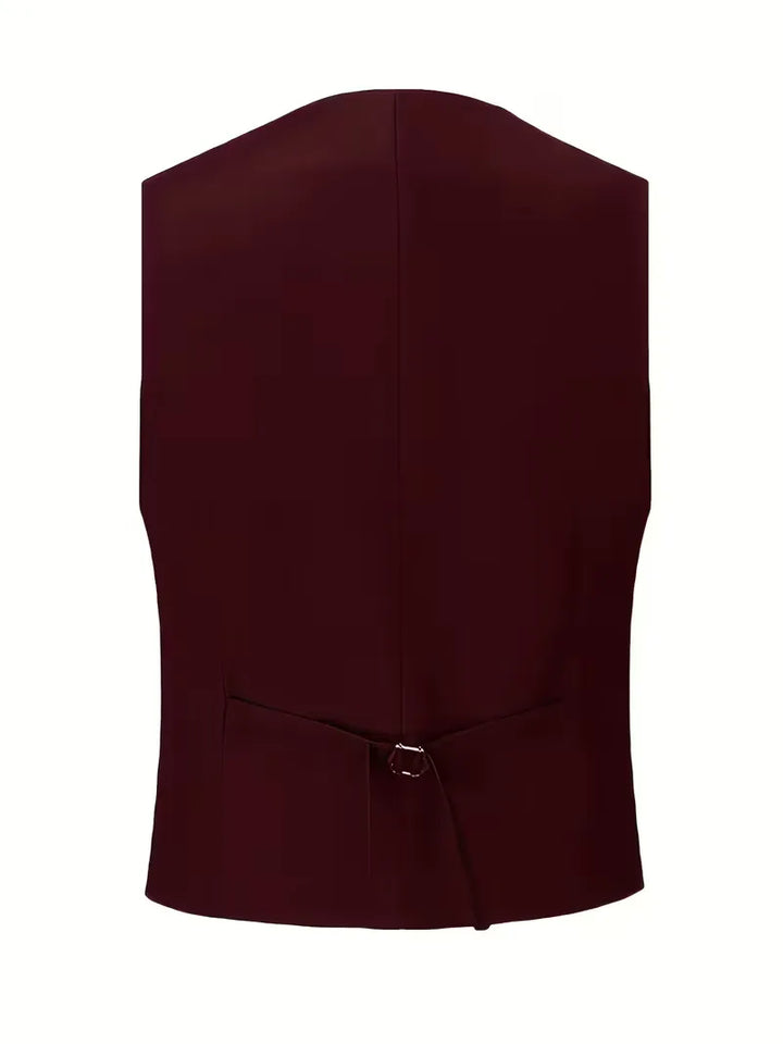 Zakelijk herenpak, slim fit, driestukspak, voor een zelfverzekerde en stijlvolle verschijning.
