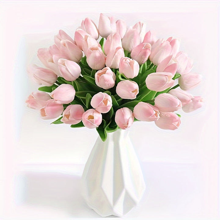 Veelzijdige kunst tulpen, geschikt voor diverse decoratieprojecten en als sfeervol cadeau.