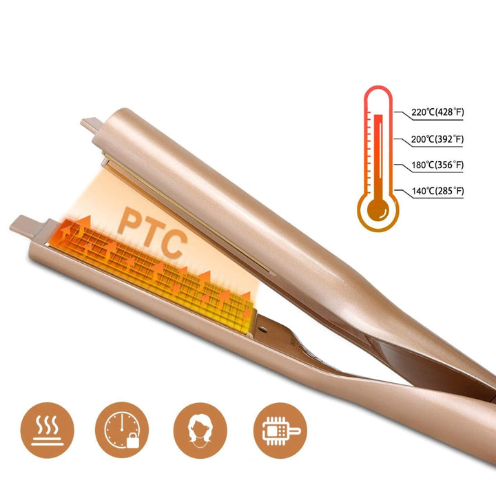 Dames haarstyler met ionen technologie voor glanzend, pluisvrij haar. Snel en moeiteloos stijlen of krullen.