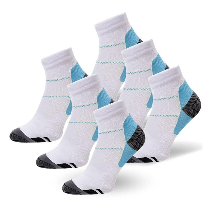 Unisex SlimSupport PRO 2.0 compressiesokken voor hallux valgus, stimuleren bloedcirculatie en verminderen zwelling.