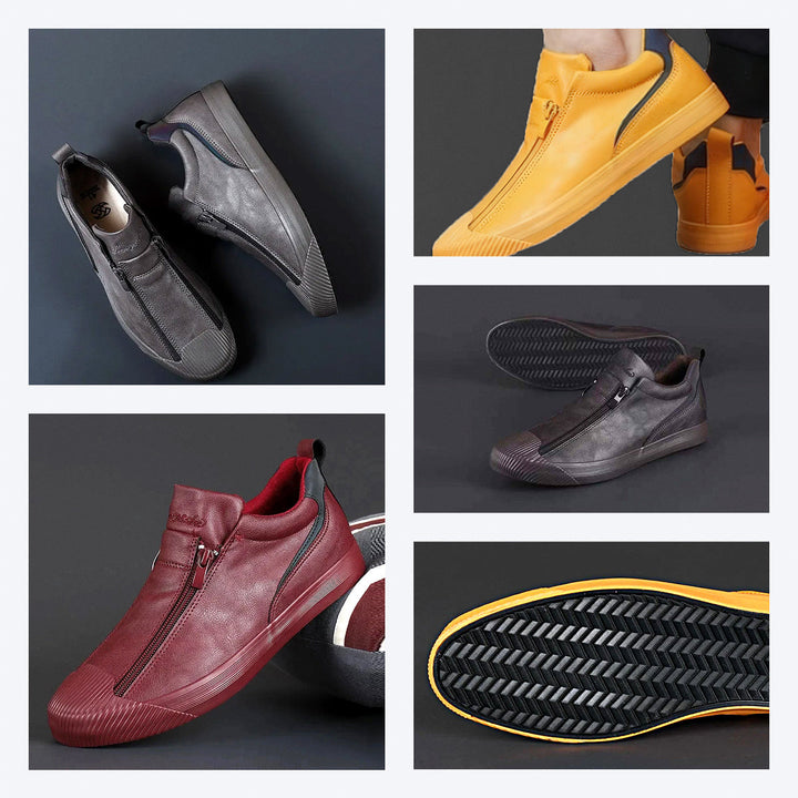 Moderne heren sneakers Noah, comfortabele rits schoenen voor lente, zomer en najaar.