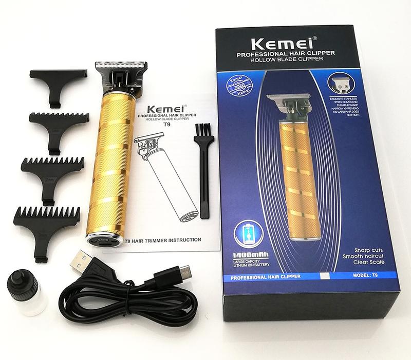 Stijlvolle zwarte precisie baard- en haartrimmer, een must-have voor moderne heren grooming.