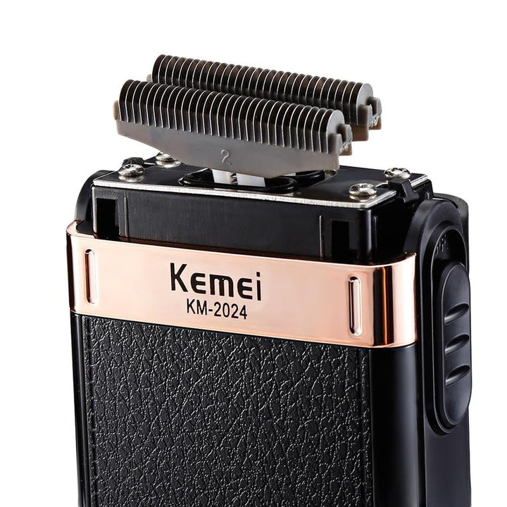 Compacte USB-oplaadbare haartrimmer set, perfect voor reizen en dagelijkse heren verzorging.