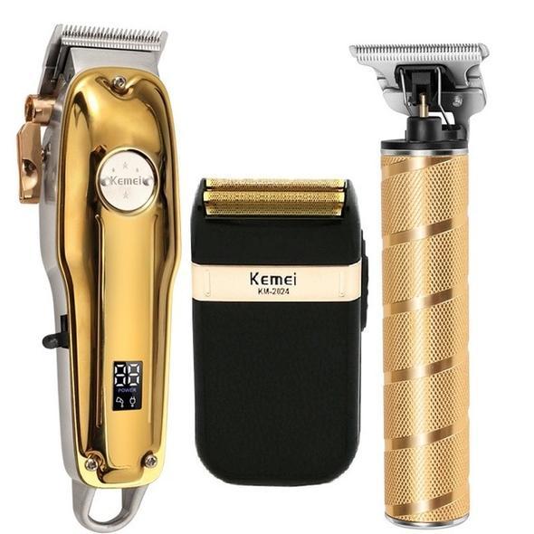 Precisie haartrimmer met opzetstukken voor baard, haar en body, essentieel voor herenverzorging.