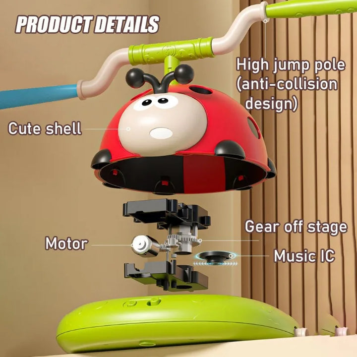 Vrolijk automatische touwspring machine sport speelgoed voor kinderen, perfect voor actief spel binnen en buiten.