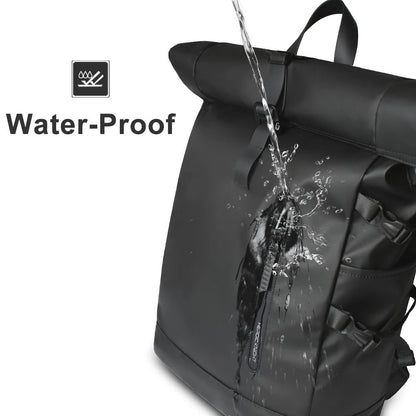 "3-in-1 waterdichte fietstas en rugzak, verstelbaar, ideale accessoire voor vrouwen, robuust ontwerp met laptopvak"