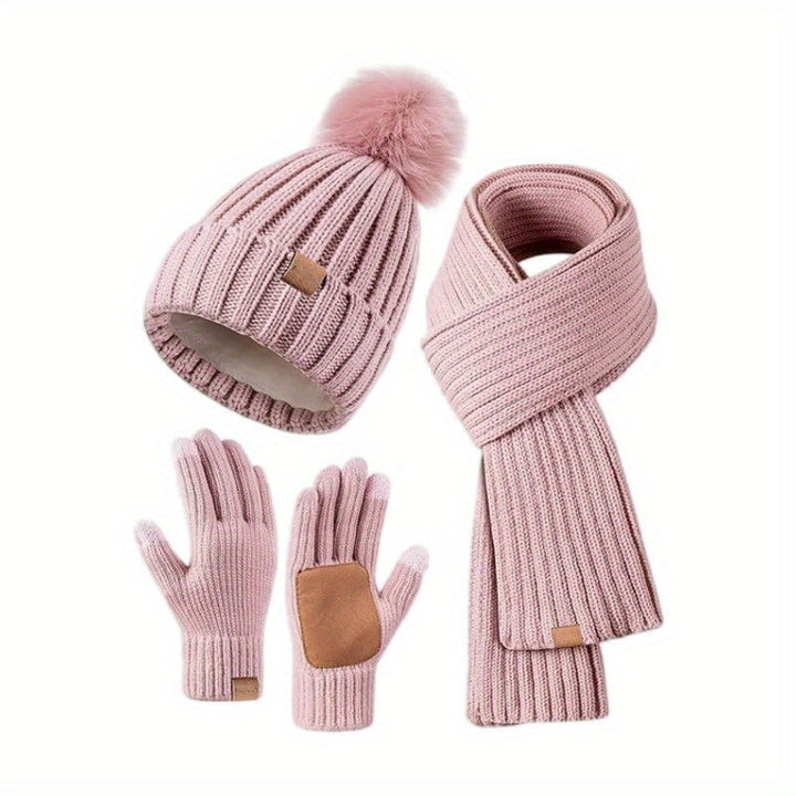 Warme muts en sjaal combo: Comfortabele gebreide unisex winterkleding voor optimale bescherming tegen de kou.