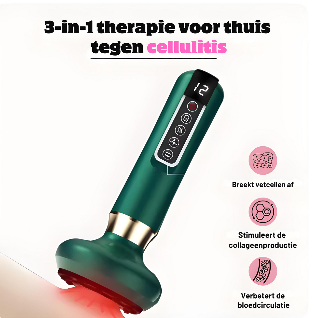 SlimCupp anticellulitis cupping apparaat voor effectieve massage en huidversteviging thuis.